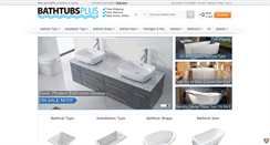 Desktop Screenshot of bathtubsplus.com